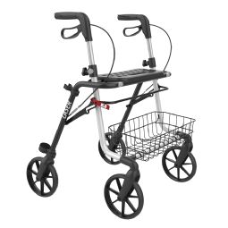 Laser Rollator  - eksempel fra produktgruppen rollatorer med 4 hjul, skubbes