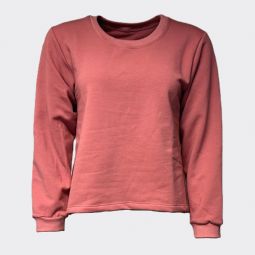 Sweatshirt med overfald