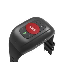 Qsmart GPS armbånd med faldalarm, opkaldsfunktion & SOS til ældre - klik for at se billedet i fuld størrelse - åbner i nyt vindue Qsmart GPS armbånd med faldalarm, opkaldsfunktion & SOS til ældre