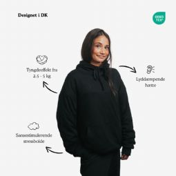 Hugz Heavy Tyngdehoodie - BØRN - klik for at se billedet i fuld størrelse - åbner i nyt vindue Hugz Heavy Tyngdehoodie - BØRN