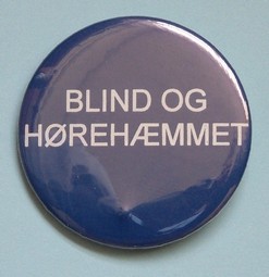 Emblem. BLIND OG HØREHÆMMET
