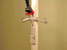 FreeStand - fritstående enkeltskinnesystem - klik for at se billedet i fuld størrelse - åbner i nyt vindue FreeStand - fritstående enkeltskinnesystem