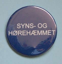 Emblem. SYNS- OG HØREHÆMMET