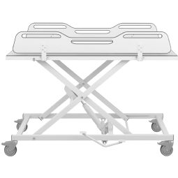 MCT 5 mobilt skifteleje, manuelt højderegulérbart - klik for at se billedet i fuld størrelse - åbner i nyt vindue MCT 5 mobilt skifteleje, manuelt højderegulérbart