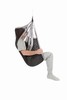 Flexible sit-on full back sling with headrest