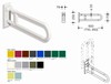 HEWI Hinged support rail, rotating (801-series) HEWI Hinged support rail, rotating (801-series)