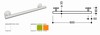 HEWI Support rail - 600mm (950-seris) HEWI Support rail - 600mm (950-seris)