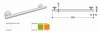 HEWI Support rail - 900mm (950-seris) HEWI Support rail - 900mm (950-seris)