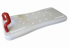 Bathing seat board for bathtubs with adjustable width