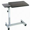 Bed table with wheels tilt and fixed plate Bed table with wheels tilt and fixed plate