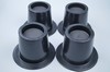 chair raises 4 pieces in a set - black chair raises 4 pieces in a set - black