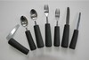 Lightweight cutlery with large and small handles