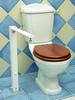 Søjleformet toiletstøtte Søjleformet toiletstøtte