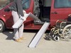 ABS-F Wheelchair ramp, foldable