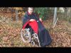 Poncho-Regnslag til kørestolsbrugere med fleece