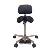 Egholm Saddle Chair Wide with Back and Polar Foot Brake 41-53cm