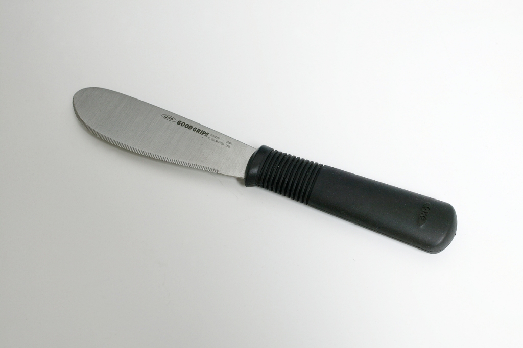 Good Grips spreading knife from Bjørn Nielsen Rehab & Hospitalsartikler