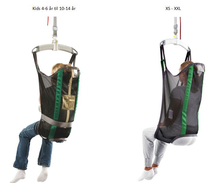 Basis High sling, Net, fixed padding from Guldmann A/S - AssistData