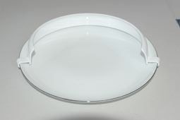 Plate guard, large, white
