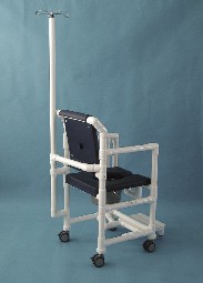 IV pole for RCN products  - example from the product group drip stands mounted on wheelchairs