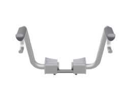 Support arms for mounting on toilet