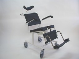 ERGOtip 4 Reclining Commode & Shower Chair  - example from the product group commode shower chairs with wheels and tilt, no electrical functions