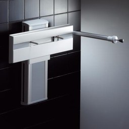 Wash basin bracket, height adjustable (electric)