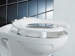 Toilet seat, Dania, raised 50 mm