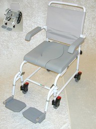 Aqua Basic - Shower & Commode chair - 170kg (374lb) user weight.