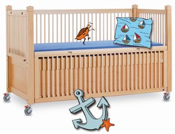 Timmy 1 care cot 200/100 cm natural