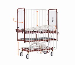 KR COT 1464 - Childrens bed  - example from the product group adjustable beds, 2-sectioned mattress support platform, electrically operated