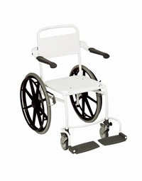Linido mobile shower chair with large wheels