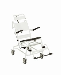 Linido mobile shower/commode chair, tiltable