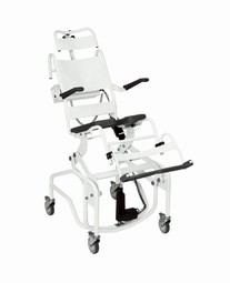 Linido mobile shower chair, tiltable and elevating