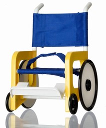 Kørestol i plast