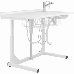 Nursing table, height adjustable (freestanding)
