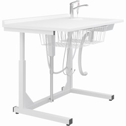 Nursing table, height adjustable (freestanding)