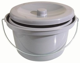 Toilet Bucket in Grey