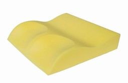 SAFE Med pressure relieving Anatomical seat cushion no. 117 Yellow