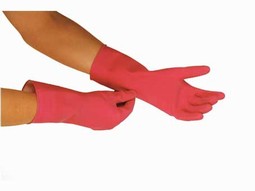 Gloves for applying socks