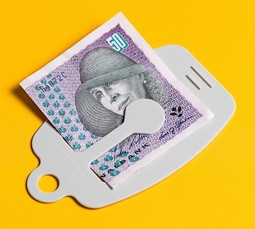 Seddelmåler  - example from the product group assistive products for identification of money