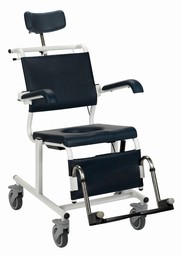 Blue Line Ergotip mobile shower/commode chair