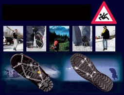 Snekæder til sko & støvler  - example from the product group hard non-skid attachments for footweat