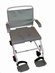Aqua Basic XL - Shower & Commode chair - 200kg (440lb) user weight.