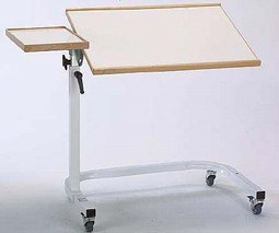 Angle adjustable bed table