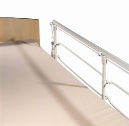 Foldable Bed guard with cord drive