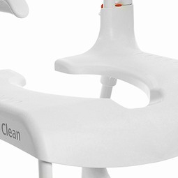 Etac Clean shower commode, height adjustable