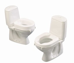 Etac Hi-Loo raised toilet seat with brackets, excl. lid