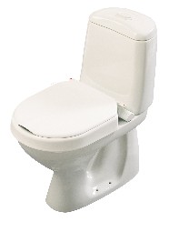 Etac Hi-Loo fixed raised toilet seat without armrests