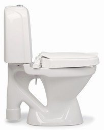 Etac Hi-Loo fixed raised toilet seat without armrests